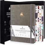 Clever Fox Planner Premium Edition – Undated Luxurious Weekly & Monthly Planner to Increase Productivity and Hit Your Goals – Organizer – Start Anytime, A5, Lasts 1 Year, Black (Weekly)